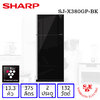 ตู้เย็น Sharp 2 ประตู 13.3 คิว J-Tech Inverter Plasmacluster รุ่น SJ-X380GP-BK