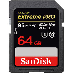 SanDisk 64GB Extreme PRO SDXC UHS-I Memory Card