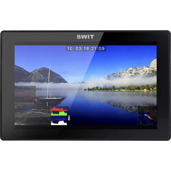 SWIT S-1073F 7" Full HD Waveform LCD Monitor with S-7006S V-Mount Battery Plate