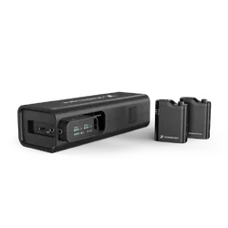 Profile Wireless 2-channel all-in-one clip-on & handheld microphone system