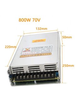 Switching Power Supply70V.800W 12A