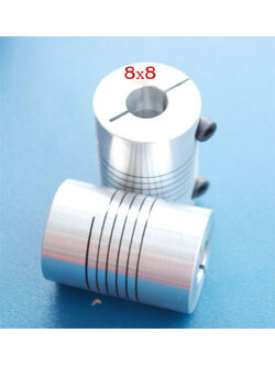 Flexible Coupling 8 x 8 MM.(30x42 MM.)
