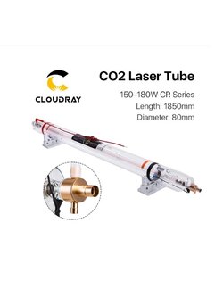 Co2 LASER TUBE CR150 W.(150-180วัตต์)ยีห้อ CLOUDRAY