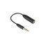 Saramonic SR-UC201 3.5mm Female TRS Microphone Adapter Cable to 3.5mm Male TRRS