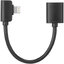 Saramonic SR-DITC80 Lightning Female Microphone Adapter Cable to Lightning Male with 90 degree for iPhone, iPad