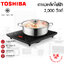 เตาแม่เหล็กไฟฟ้า 2000 วัตต์ กระจกเซรามิก รุ่น IC-20S2PT (5 โปรแกรม/8 ระดับปรับระดับความร้อน)
