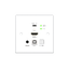 EX-HDBT-100-WP-USBC-U2 - VAVE HDMI/USB-C 4K 18 Gbps Wall Plate 100m with USB (CN/UK 2-Gang)