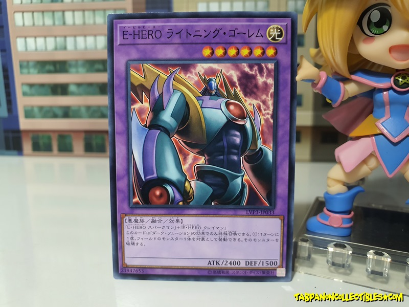 LVP3-JP033 (C) "Evil HERO Lightning Golem"