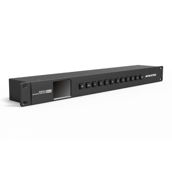 AVMatrix MSS0811 1RU 8×8 3G-SDI Matrix Switcher