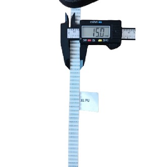 สายพานปลายเปิด Timing Belt OpenEnd XL Polyurethane(PU) สีขาวหน้ากว้าง 15 มม. สั่งตัดตามความยาว