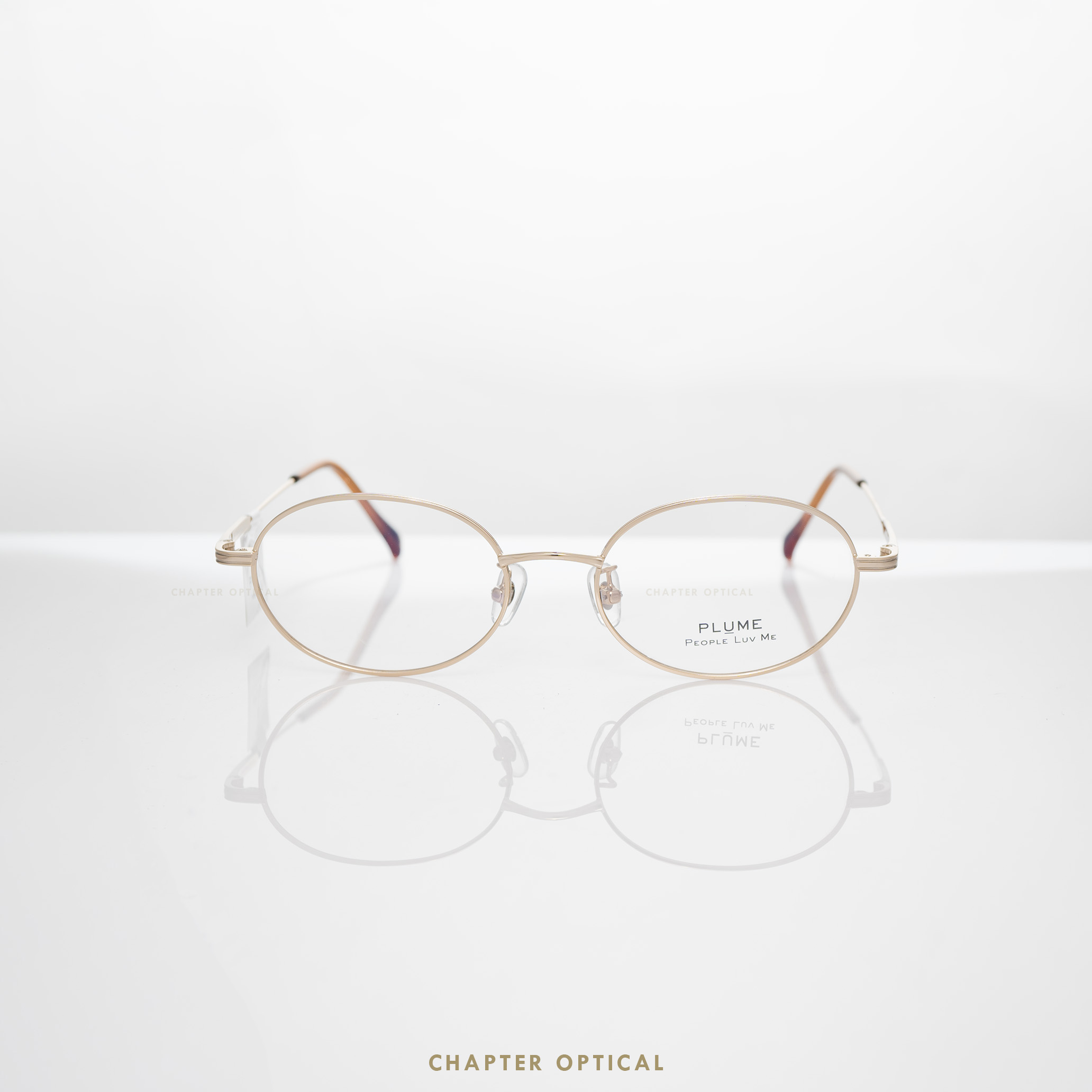 กรอบแว่นตาแบรนด์ PLUME รุ่น P-2980-C3 แบรนด์เกาหลีใต้แท้ สินค้านำเข้า