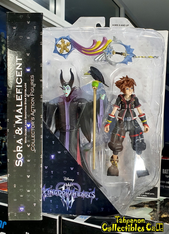 [2019.06] DST Kingdom Hearts 3 Maleficent with Diablo & Sora with Starseeker Keyblade Action Figure Set