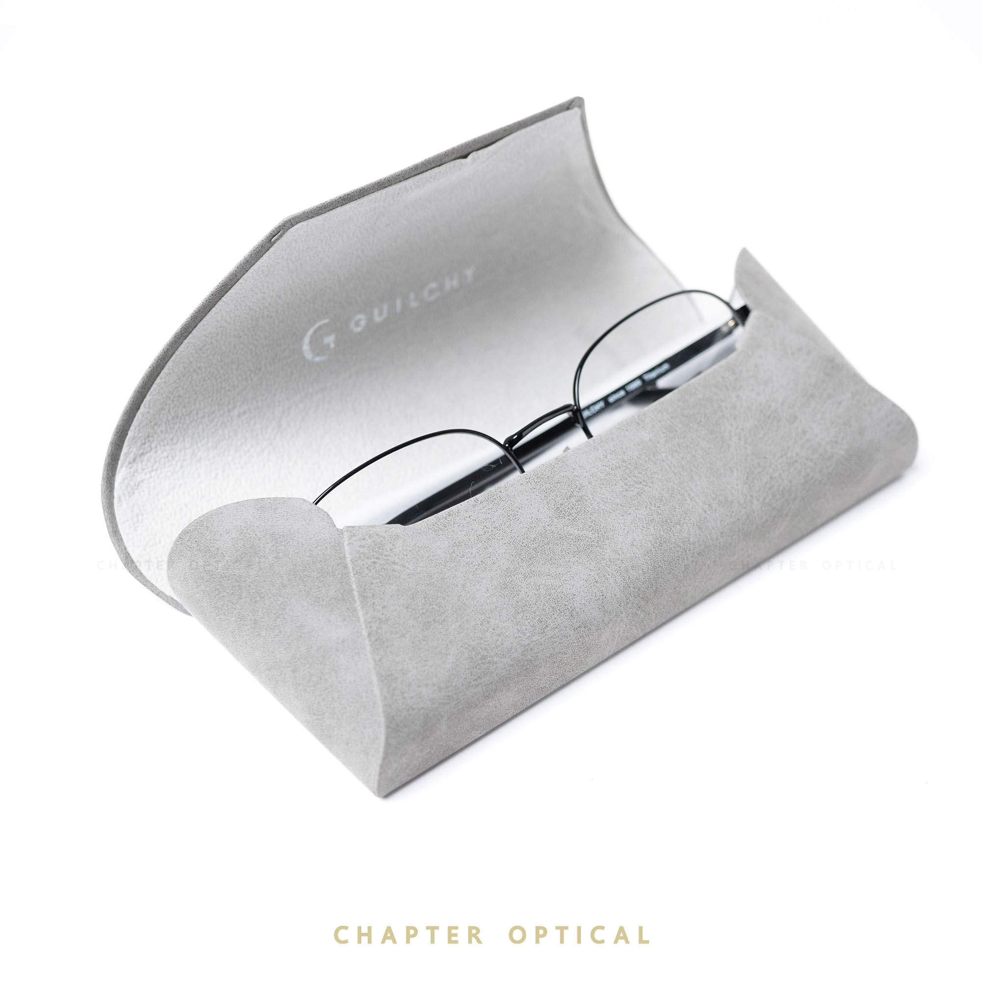 กรอบแว่นตา GUILCHY รุ่น MS-3-C04 แว่นไทเทเนียมพร้อมคลิปออนแม่เหล็ก Polarized