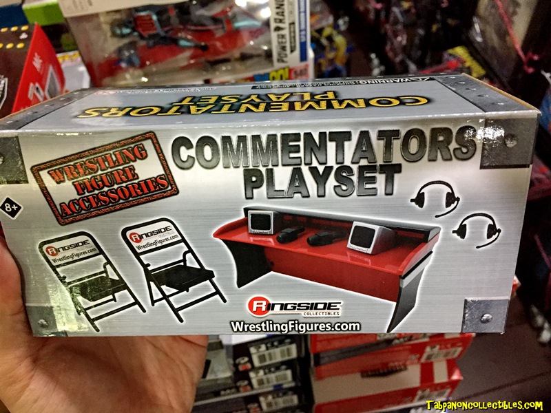 Wretling Accessories - Commentators Playset (Red) (โต๊ะผู้บรรยาย สีแดง)