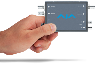 AJA FiDO-2R-12G 2-Channel Single Mode LC Fiber to 12G-SDI Receiver