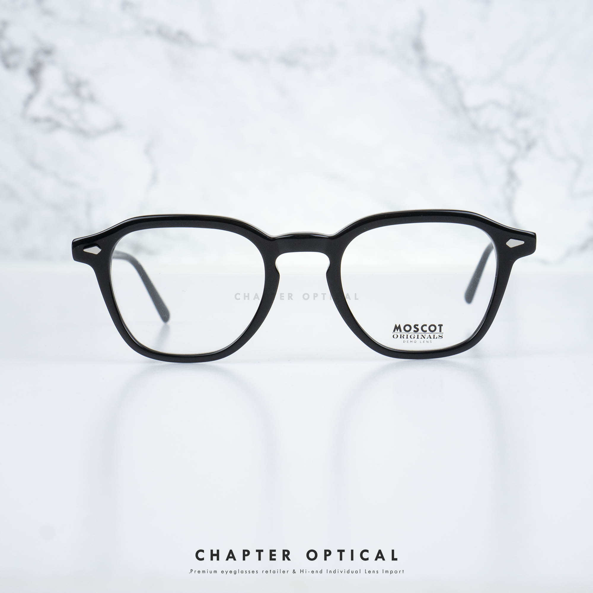 กรอบแว่น MOSCOT รุ่น VANTZ สี Black / Size 50