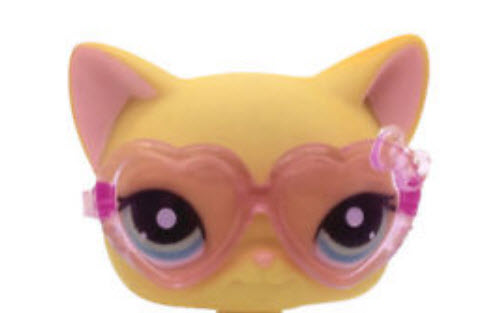 แว่นตา กรอบหัวใจ สีม่วง