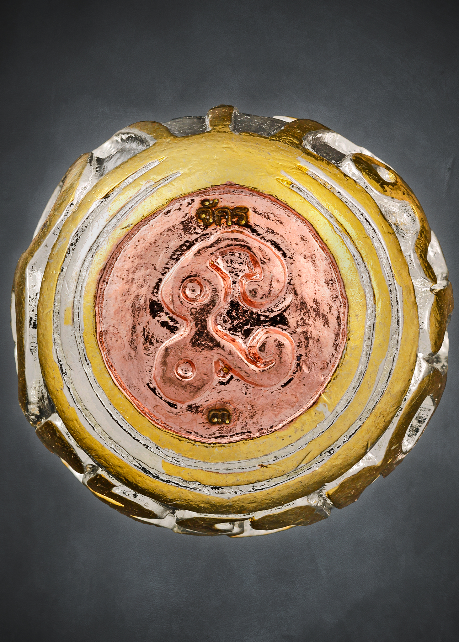 กระสุนคตกริ่ง นอโมเส้นบันตระ เนื้อสามกษัตริย์ หลวงพ่อจักร จารุวณฺโณ ลูกศิษย์ตาเบ๊าะ