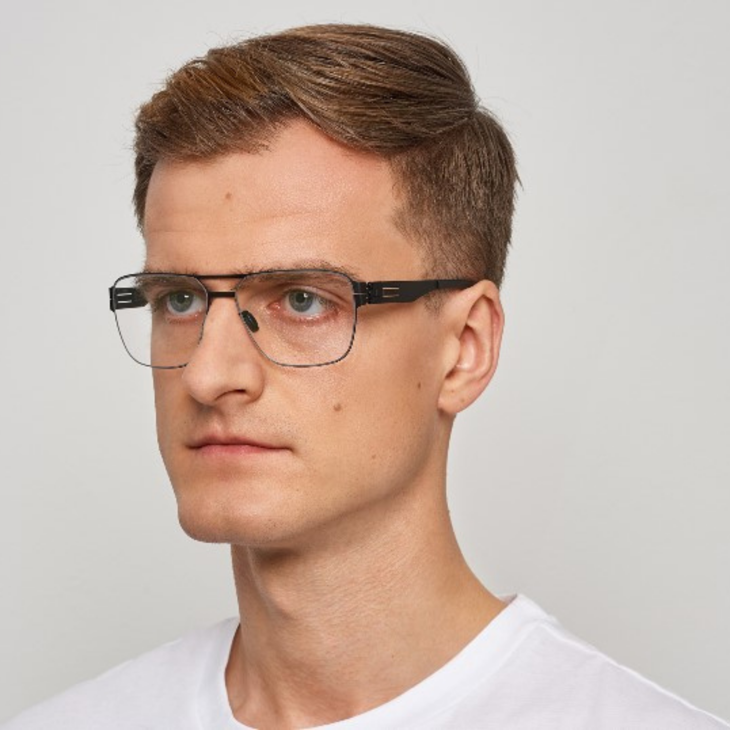 Ic! Berlin | รุ่น Elias | สี Gun Metal