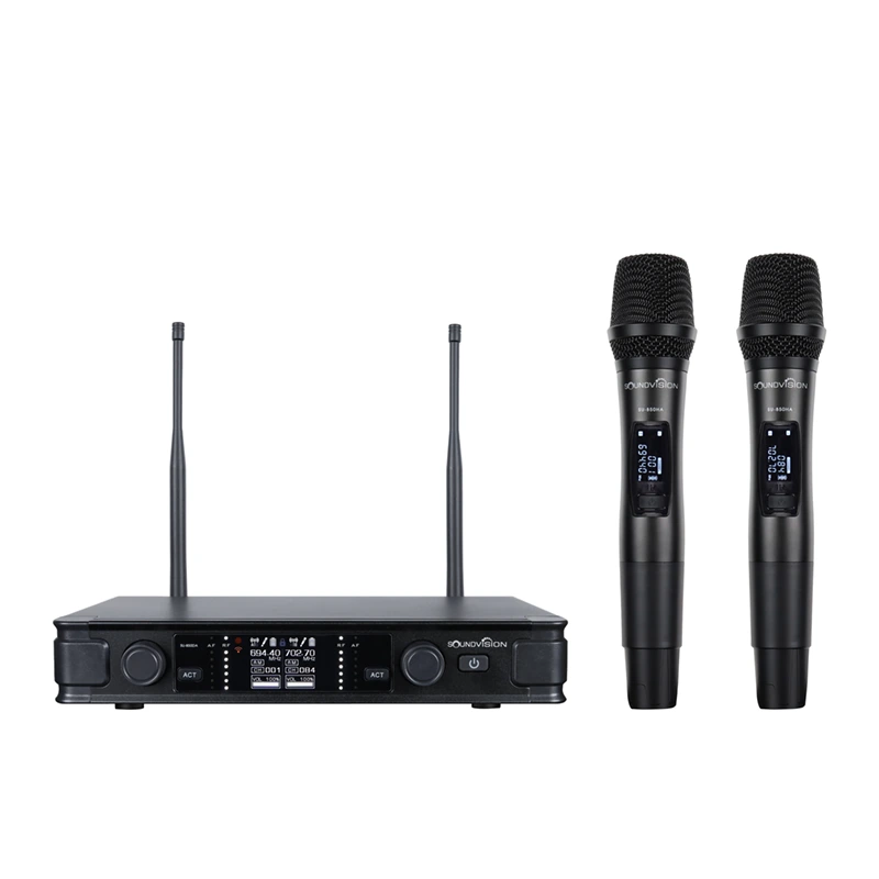 SOUNDVISION SU-850DA ชุดไมค์ลอย ดิจิตอล มือถือคู่ ย่าน UHF