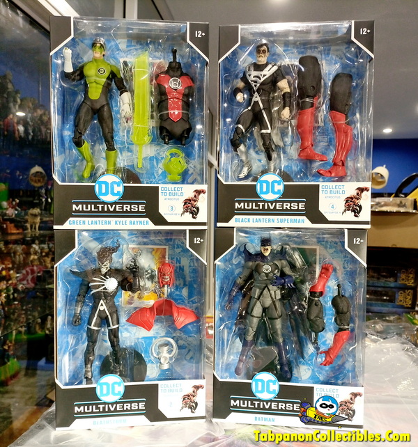 [2022.08] McFarlane DC Build-A Wave 8 Blackest Night - Complete Set ( 4 of 7-Inch Scale Action Figures)