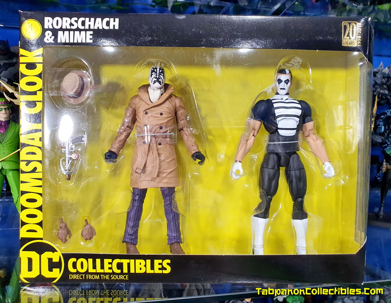 [2018.11] DC Collectibles Watchmen Doomsday Clock Rorschach & Mime 7-Inch Figure 2-Pack