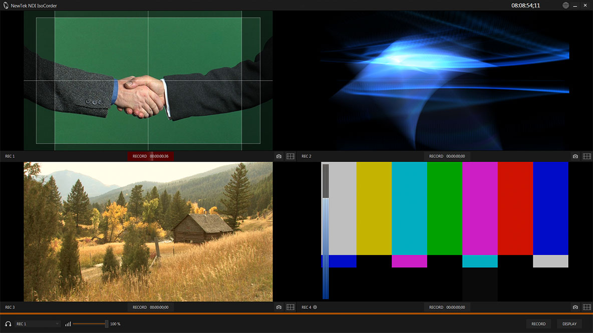 Vizrt : IsoCorder™ Pro Multi-channel recording for any workflow. (NewTek)