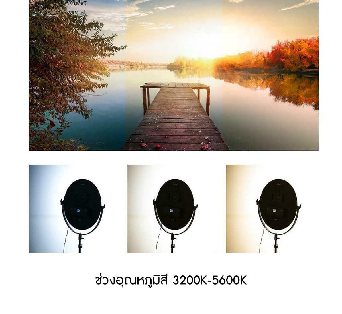 NiceFoto SL-360ARC 70W 3200-5600K รับประกันศูนย์ไทย