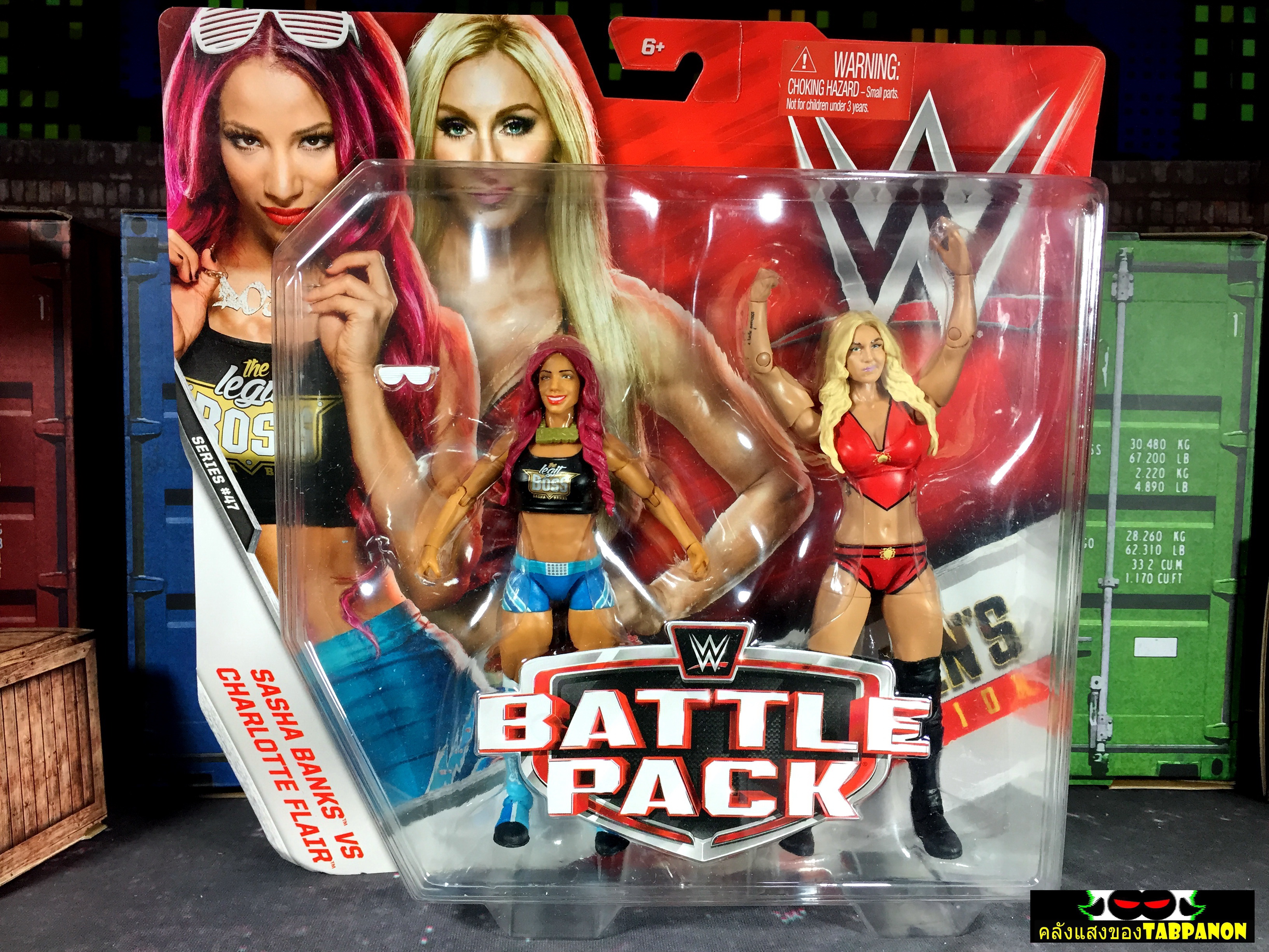 [2017.05] WWE Battle Pack 47 Sasha Banks & Charlotte 7-Inch Figures