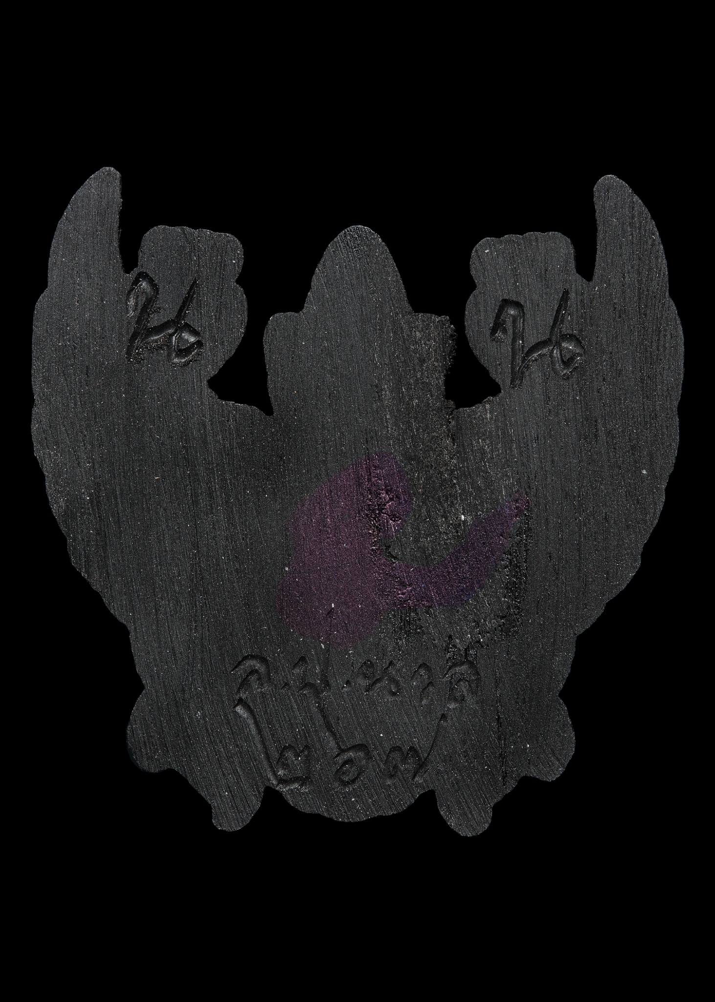 พญาครุฑ รุ่นแรก มหาอำนาจ เนื้อไม้งิ้วดำกลางป่า หลวงปู่นวล อคฺคธมฺโม