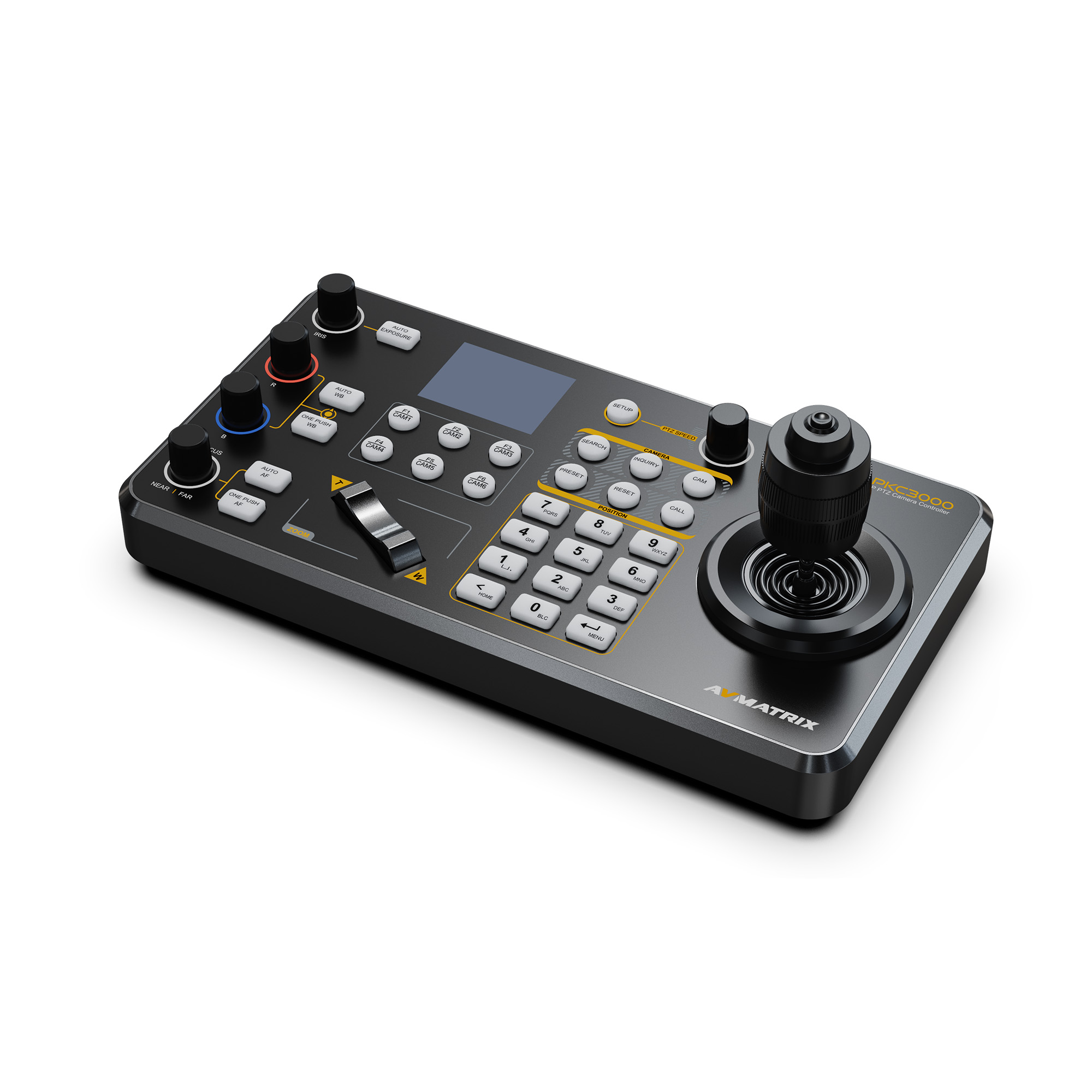 AVMatrix - PKC3000 Professional IP & Serial PTZ Camera Joystick Controller