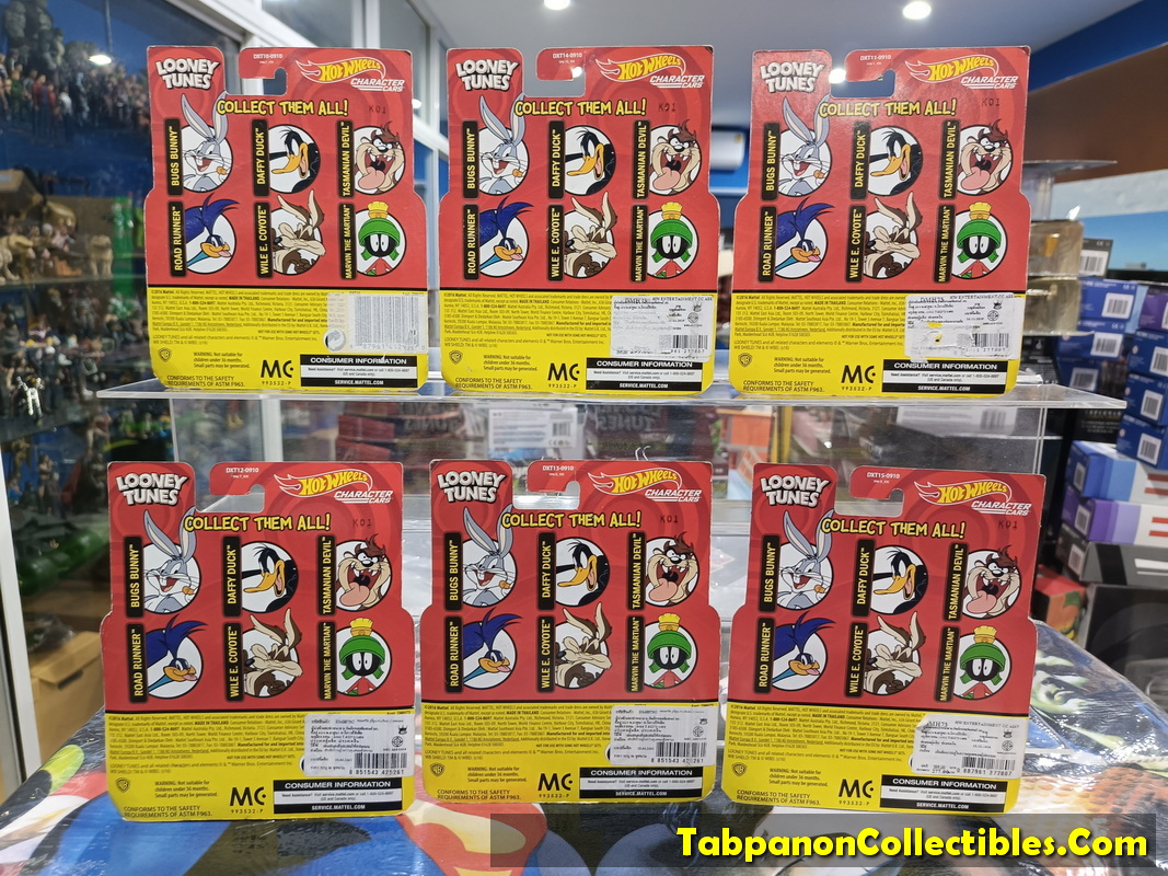 [2016.07] Hot Wheels Character Cars DXT10 Looney Tunes Complete Set 1-6