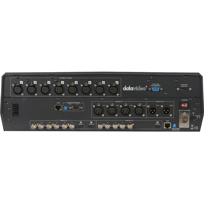 Data video HS-2200 6 input HD broadcast quality Mobile Studio