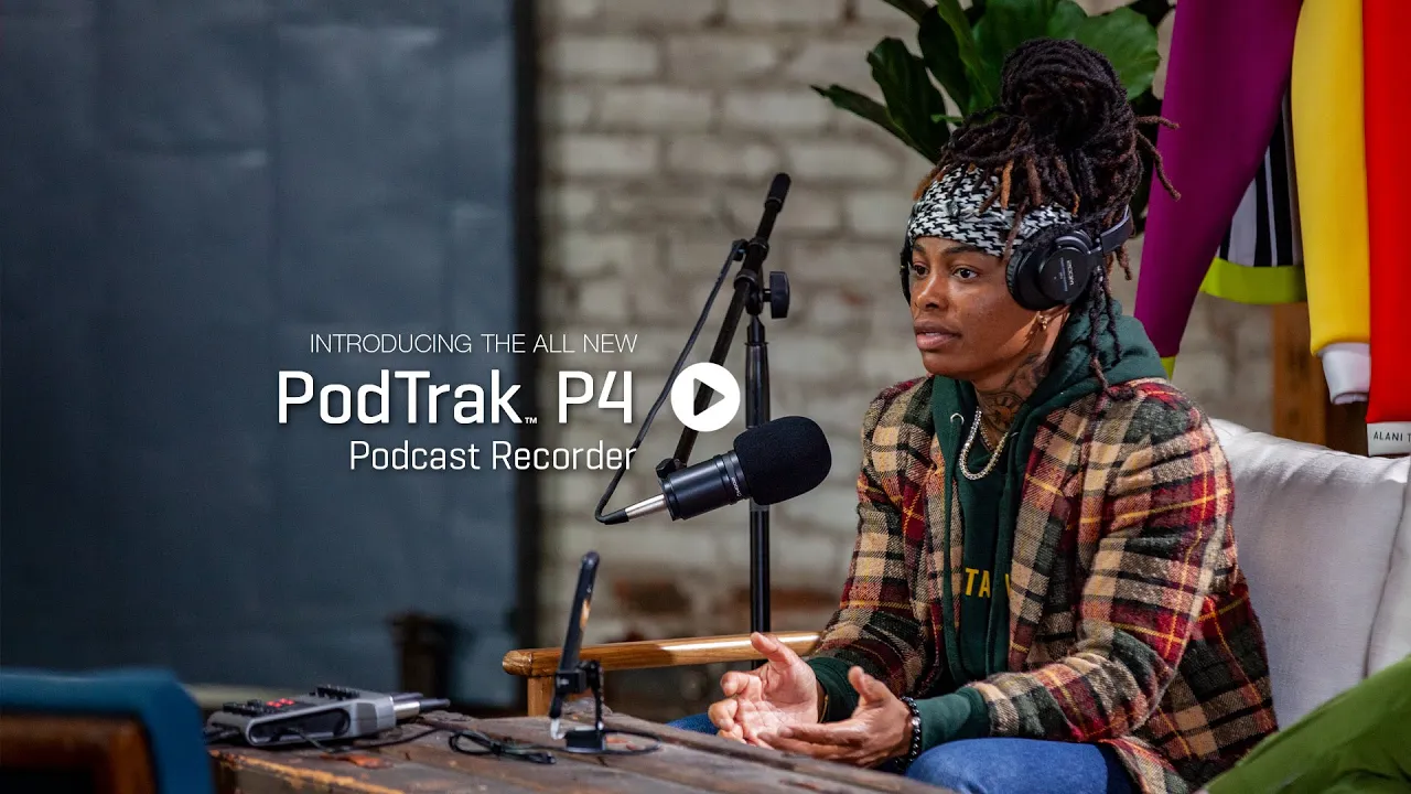 Zoom PodTrak P4 Portable Multitrack Podcast Recorder (ประกันศูนย์)