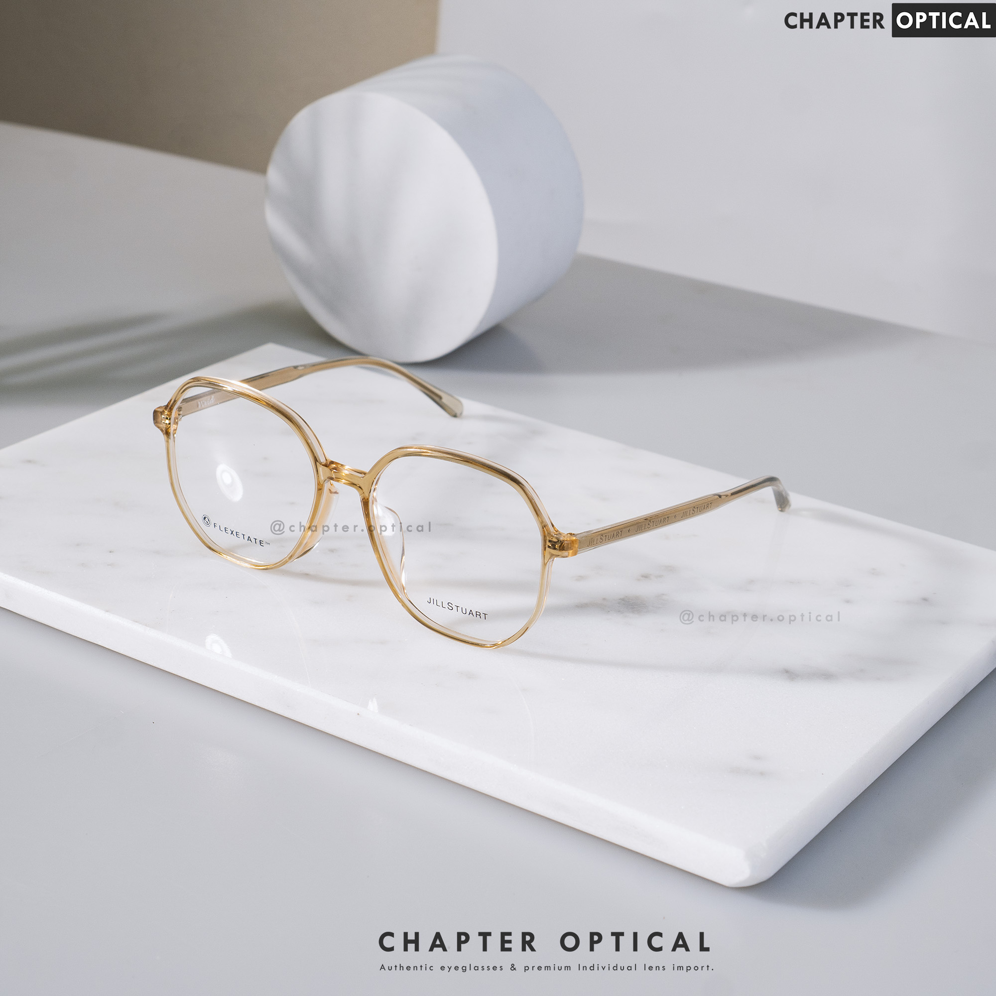 กรอบแว่นตา JILLSTUART รุ่น Vivid (JL66005-C03) Titanium