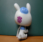 กระต่าย สีขาว-ฟ้า ตาสีม่วง