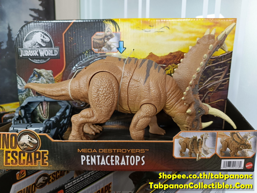[2022.12] Mattel Jurassic World Camp Cretaceous Mega Destroyers Pentaceratops Dinosaur Action Figure,
