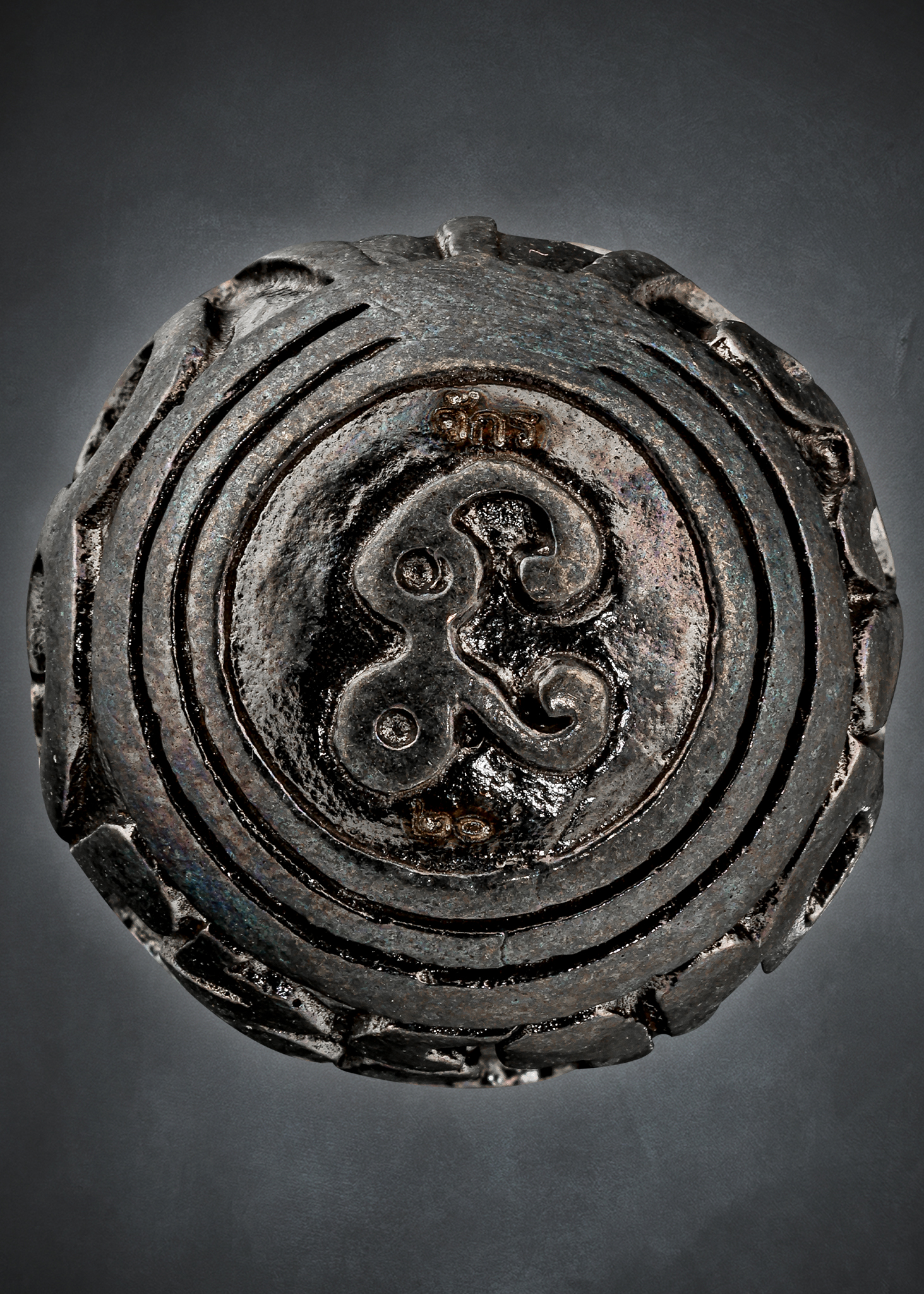 กระสุนคตกริ่ง นอโมเส้นบันตระ เนื้อเหล็กน้ำพี้ หลวงพ่อจักร จารุวณฺโณ ลูกศิษย์ตาเบ๊าะ