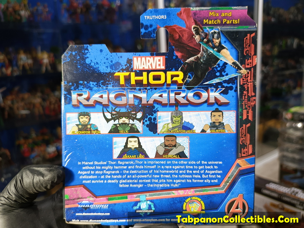 Minimates Marvel Thor Ragnarok Sakaa Loki and Hemdail 2-pack