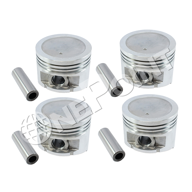 NP44003K PISTON & PIN (set= 4x) 'TD27-II / TD42-II' STD