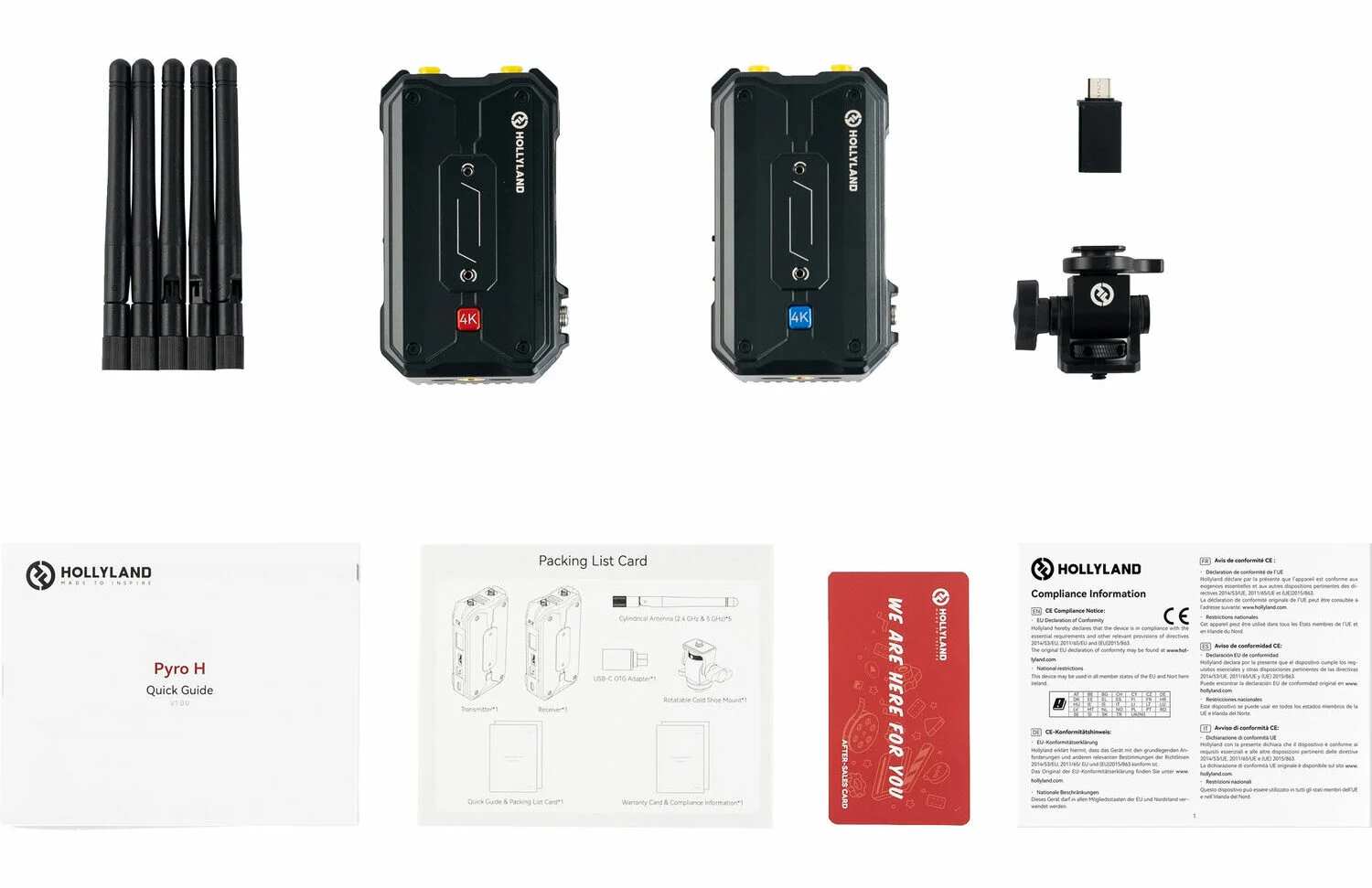 Hollyland Pyro H 4K HDMI Wireless Video Transmission System (ประกันศูนย์)