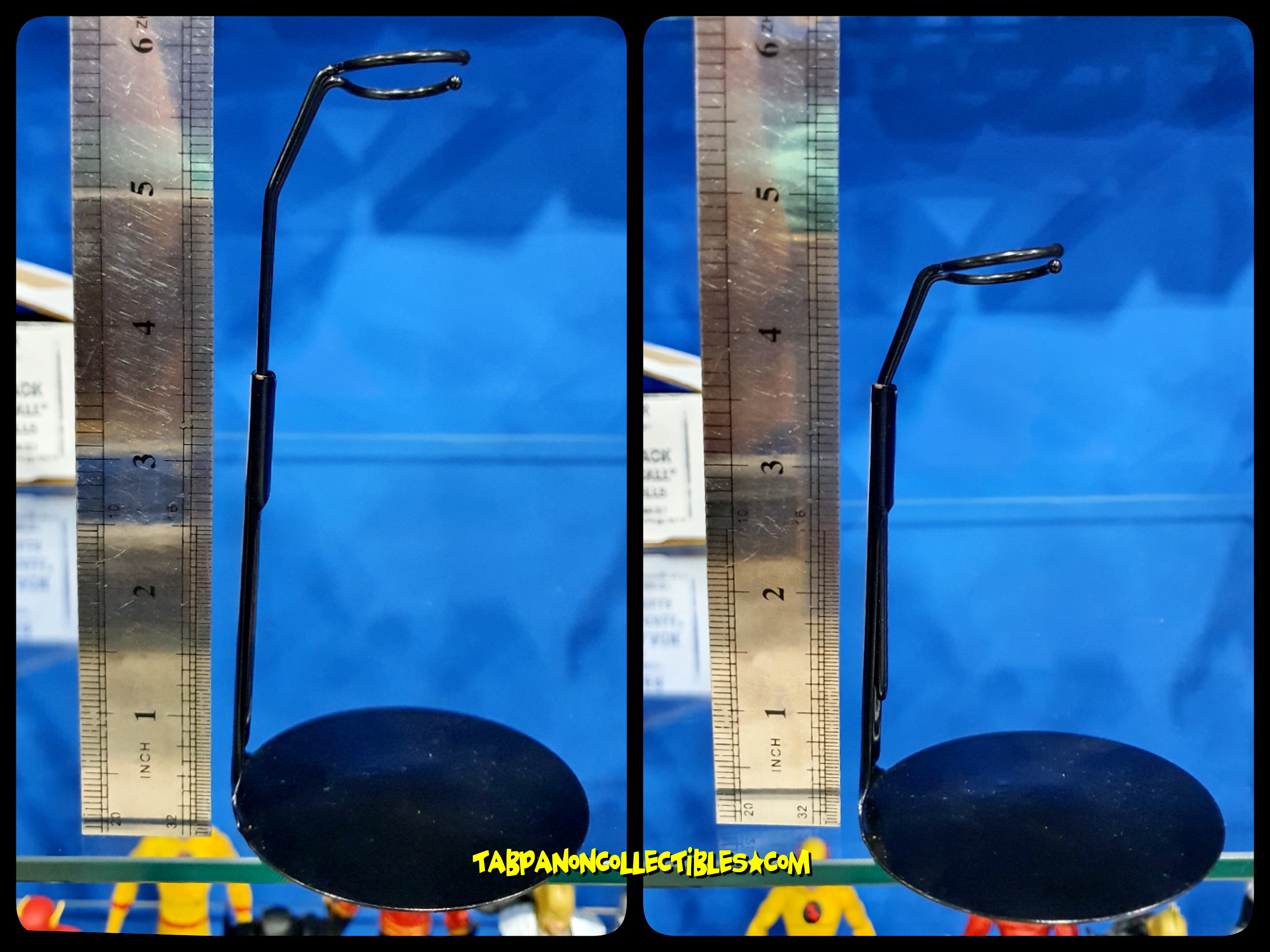 Kaiser Doll Stands #20SM Black For 7" - 8" Figure (ขาตั้งฟิกเกอร์สีดำ เหล็กล้วน สำหรับ สเกล 7-8นิ้ว 1กล่องบรรจุ 12อัน)