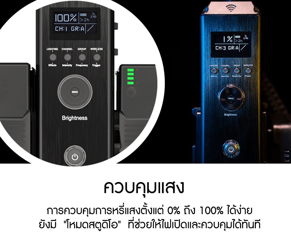 Aputure Light Storm LS300D II LED light V-Mount ไฟสตูดิโอคุณภาพสูง รับประกันศูนย์ไทย