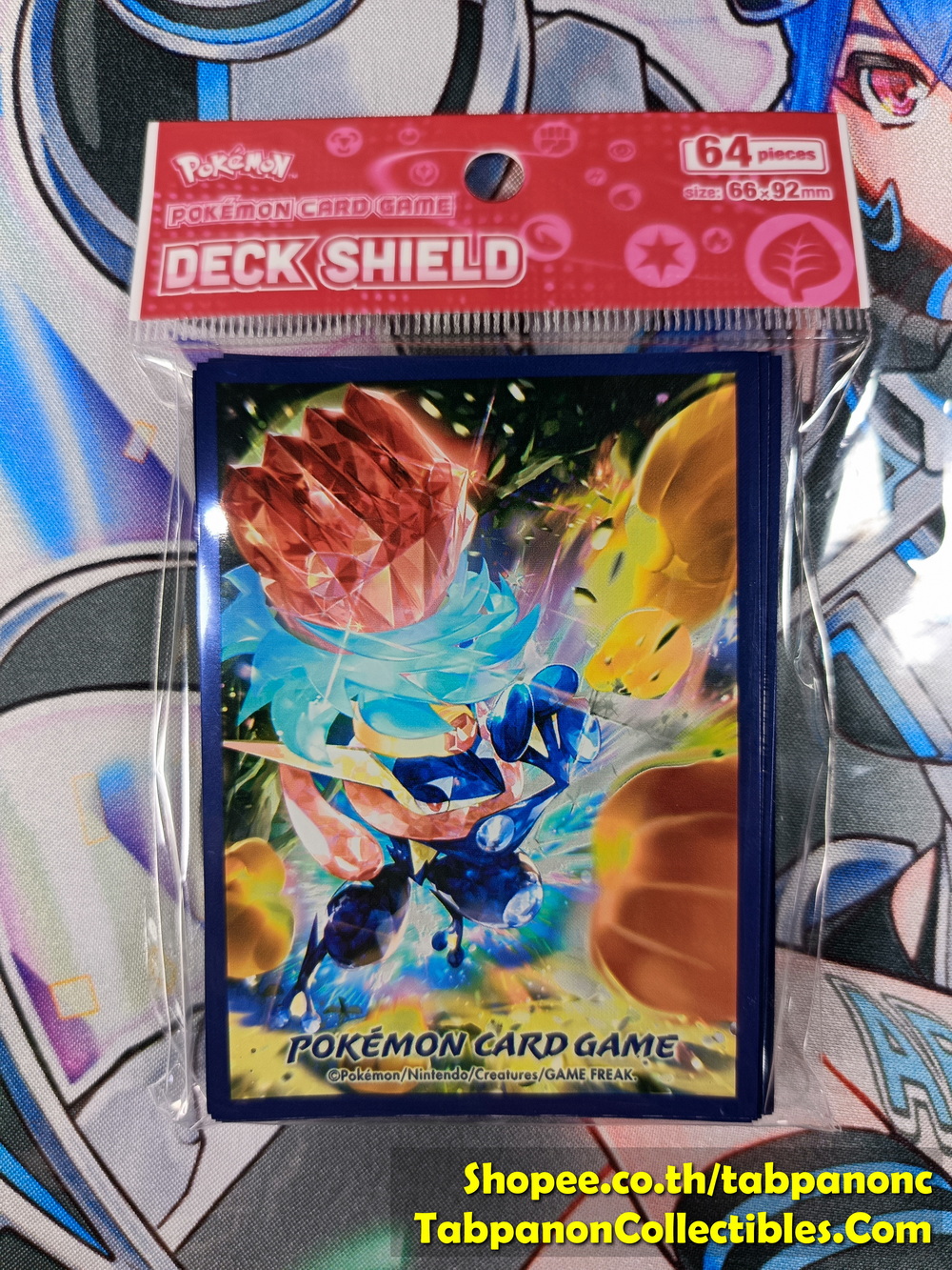 Pokemon Cartd Game Deck Shield , Sleeve 64 pieces size 66x92mm , 1 pack