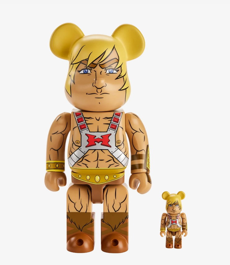 [2022.12] Medicom Masters of the Universe He-Man BE@RBRICK 100% & 400%