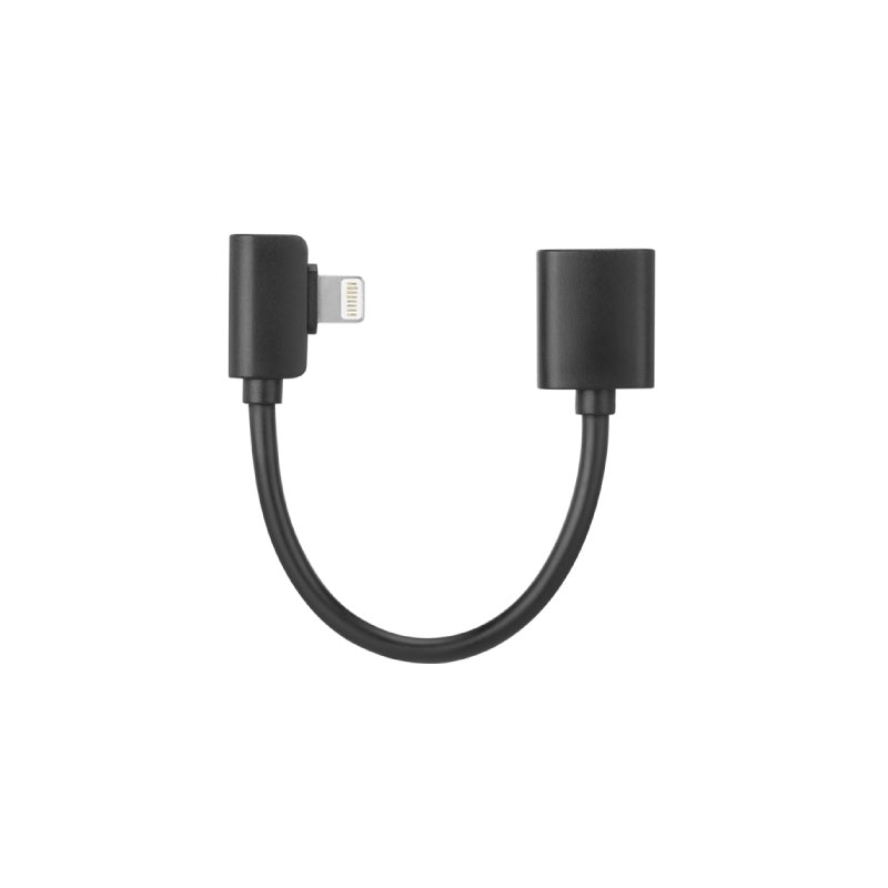 Saramonic SR-DITC80 Lightning Female Microphone Adapter Cable to Lightning Male with 90 degree for iPhone, iPad