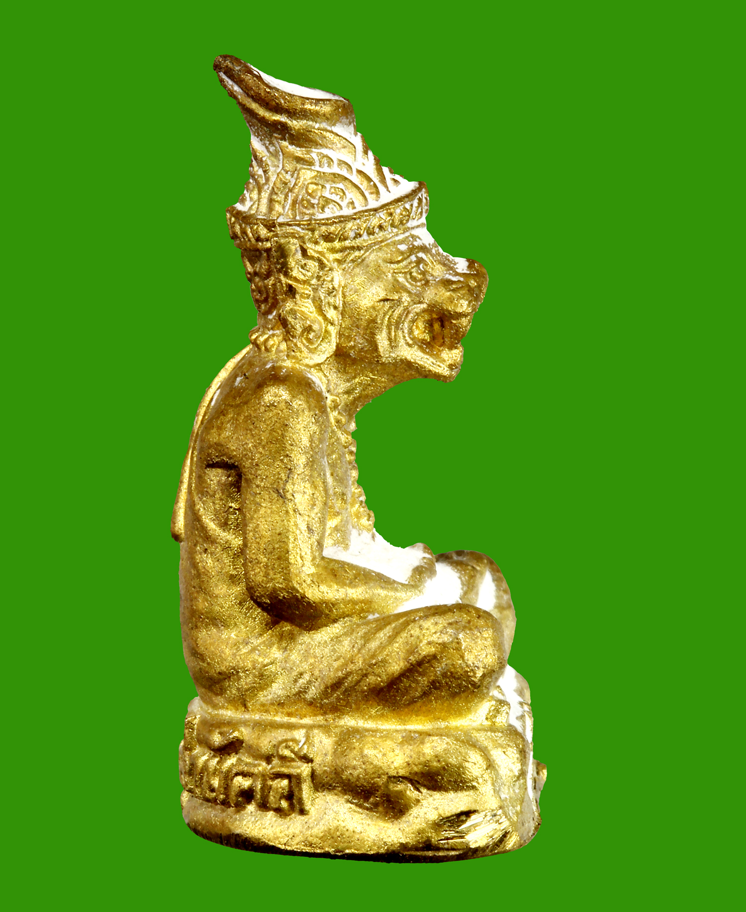 รูปหล่อปู่เสือ เนื้อทองผสม ฤษีบรมครู หลวงปู่กาหลง อสโภ วัดน้ำพุสามัคคี