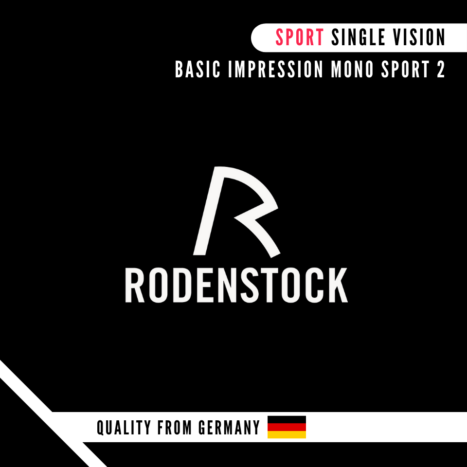 RODENSTOCK IMPRESSION MONO SPORT 2 Sport Tint / Polarized เลนส์สายตาโรเด้นสต๊อก เฉพาะบุคคล สำหรับแว่นกันแดด รองรับกรอบโค้งปกติ