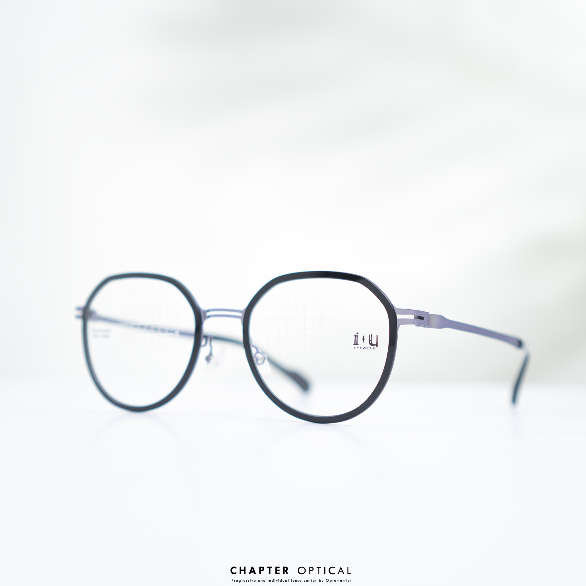 กรอบแว่นตา I+U รุ่น UOO3-3BKW