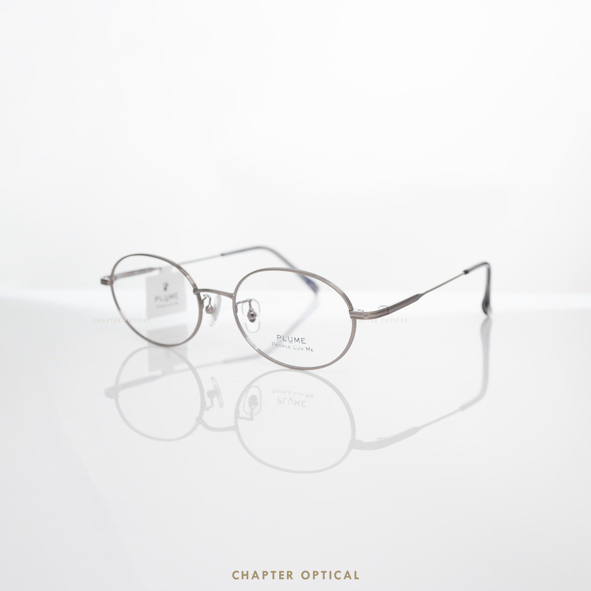 กรอบแว่นตาแบรนด์ PLUME รุ่น P-2980-C2 แบรนด์เกาหลีใต้แท้ สินค้านำเข้า